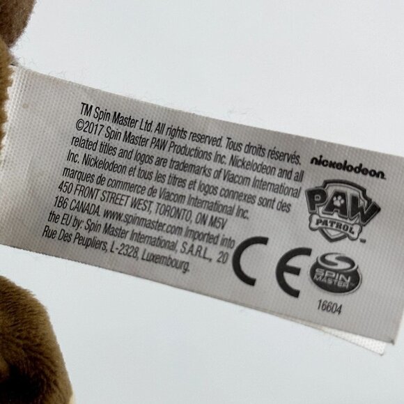 2017 Paw Patrol Chase Nickelodeon Plush Stuffed Animal - Picture 8 of 9